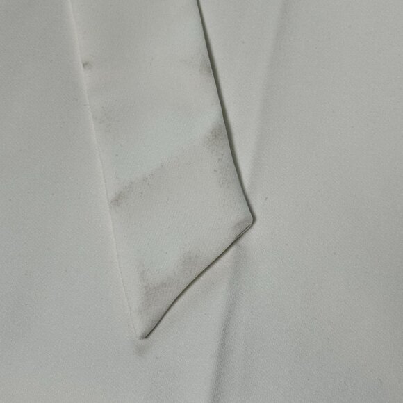 Lane Bryant Crepe White Wide Leg Belted Jumpsuit w/ Pockets (NWT; Size 22) - Picture 5 of 5